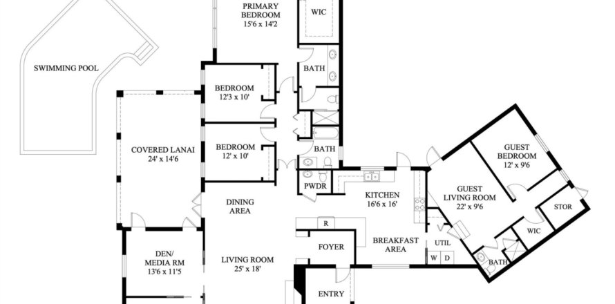 Casa en Palm Beach, Florida 4 dormitorios, 228.35 m2 № 1103142