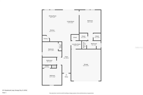 House in Orange City, Florida 3 bedrooms, 150.5 sq.m. № 1873506 - photo 19