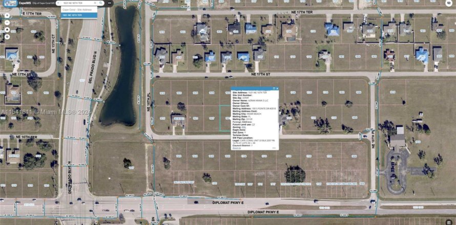 Land in Cape Coral, Florida № 1035766