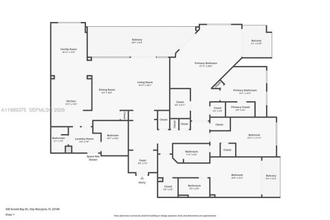 Купить кондоминиум в Ки-Бискейн, Флорида 3 спальни, 263.84м2, № 2051965 - фото 4