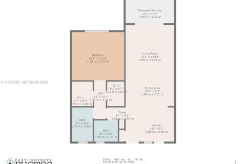 Condominio en venta en Hallandale Beach, Florida, 1 dormitorio, 78.69 m2 № 2046342 - foto 2