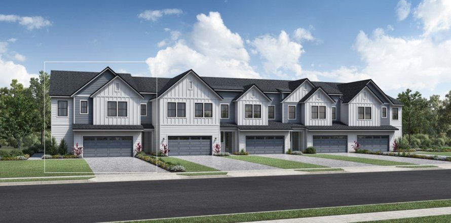 Townhouse in Newton by Toll Brothers in Jacksonville, Florida 3 bedrooms, 222 sq.m. № 447568