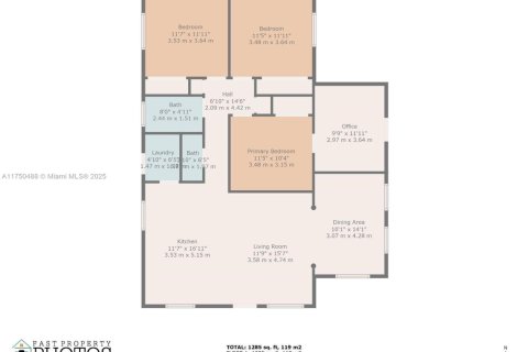 House in Miami, Florida 3 bedrooms, 118.54 sq.m. № 1979074 - photo 2