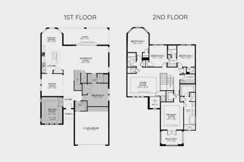 Townhouse floor plan «318SQM BARBADOS», 5 bedrooms in BELLALAGO