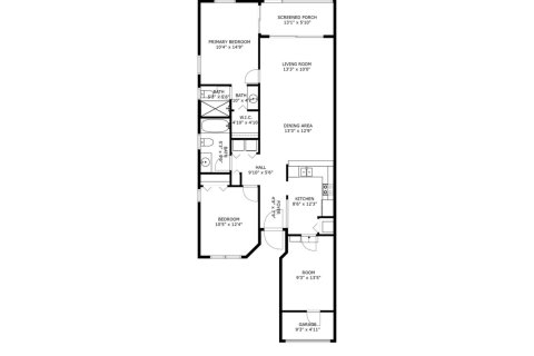 House in Boca Raton, Florida 2 bedrooms, 110.37 sq.m. № 1177085 - photo 1