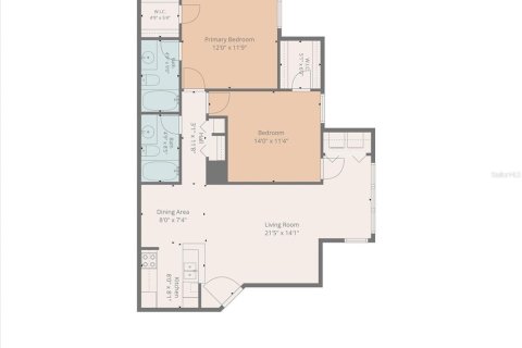 Снять в аренду кондоминиум в Орландо, Флорида 3 комнаты, 95.5м2, № 2319003 - фото 2