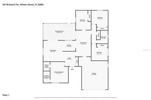 Casa en venta en Winter Haven, Florida, 4 dormitorios, 156.73 m2 № 2344786 - foto 30