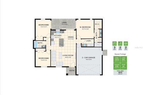 Casa en venta en North Port, Florida, 3 dormitorios, 128.48 m2 № 1817318 - foto 2