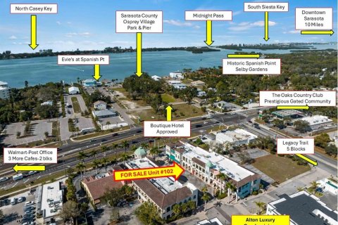 Immobilier commercial à vendre à Osprey, Floride: 97.55 m2 № 2102943 - photo 5