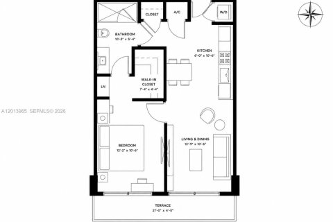 Condo in Miami, Florida, 1 bedroom № 2185863 - photo 14