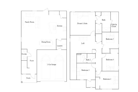 Планировка виллы или дома «205SQM» 5 спален в ЖК BERRY BAY