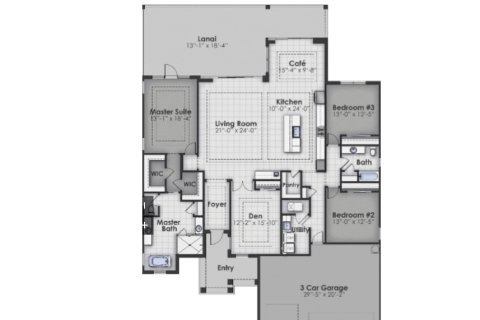 House floor plan «House», 2 bedrooms in Gran Place