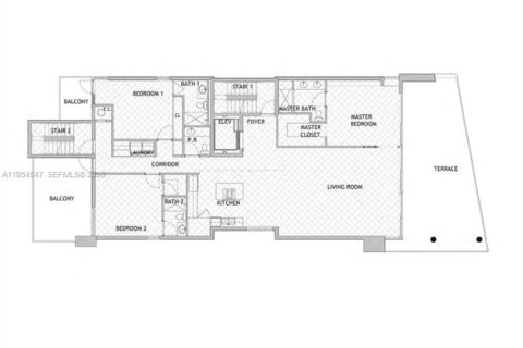 Снять в аренду кондоминиум в Майами-Бич, Флорида 3 спальни, 205.31м2, № 2009192 - фото 16
