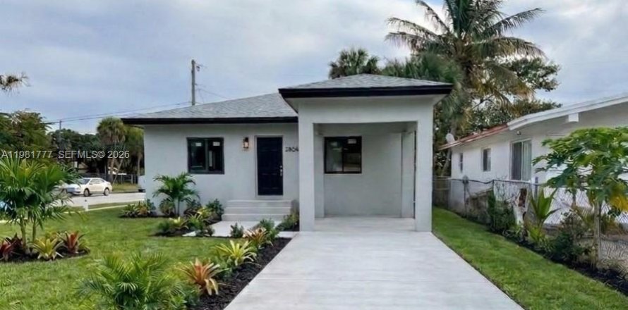 House in Fort Lauderdale, Florida 5 bedrooms, 141.95 sq.m. № 2047475