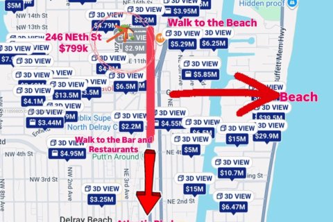 Villa ou maison à vendre à Delray Beach, Floride: 3 chambres, 86.21 m2 № 2020607 - photo 3