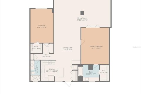 Condominio en venta en Saint Petersburg, Florida, 2 dormitorios, 167.22 m2 № 1535041 - foto 4