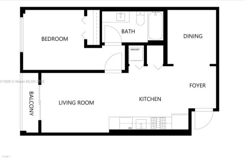 Снять в аренду виллу или дом в Майами, Флорида 2 спальни, 61.78м2, № 2034559 - фото 12