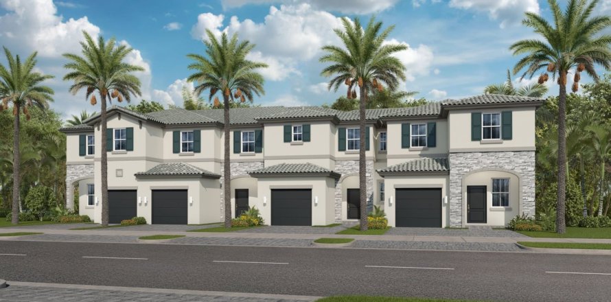 Townhouse in Sunset Trails in Coral Springs, Florida 3 bedrooms, 148 sq.m. № 600057