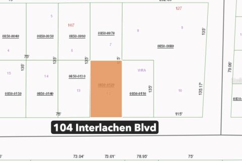Terreno en Interlachen, Florida № 2164451