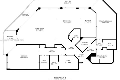 Condo in Aventura, Florida, 2 bedrooms  № 2027841 - photo 23