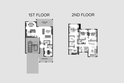 Townhouse floor plan «304SQM COSTA», 4 bedrooms in ARDEN