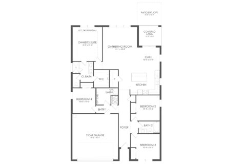 House floor plan «171 SQM», 4 bedrooms in VERANDA GARDENS