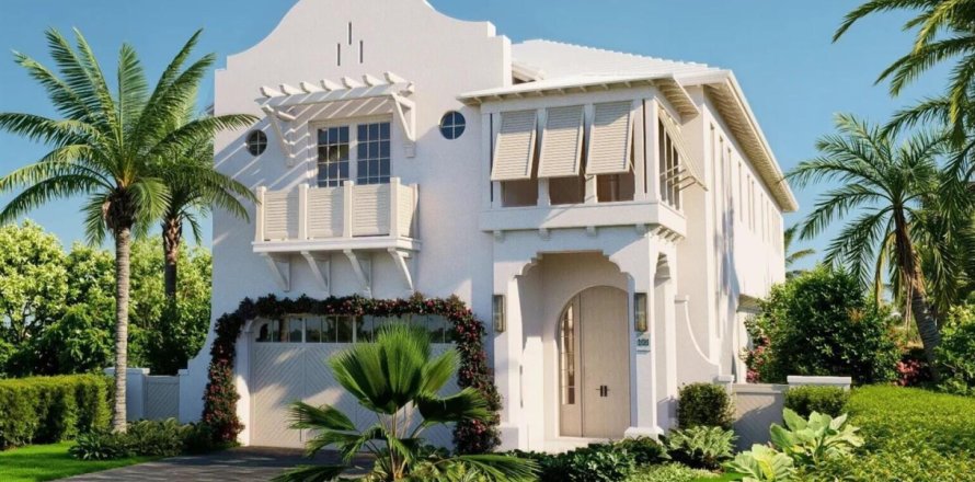 House in Delray Beach, Florida 5 bedrooms, 371.79 sq.m. № 2187526