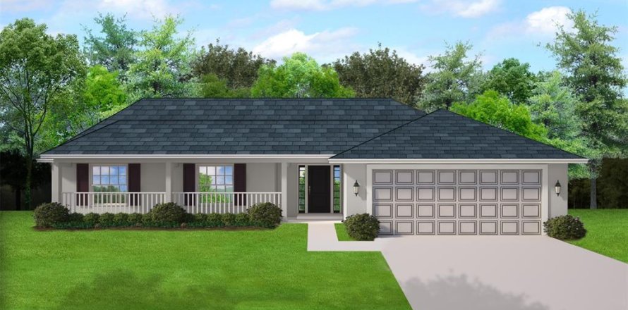 House in Citrus Springs, Florida 4 bedrooms, 163.04 sq.m. № 1589716