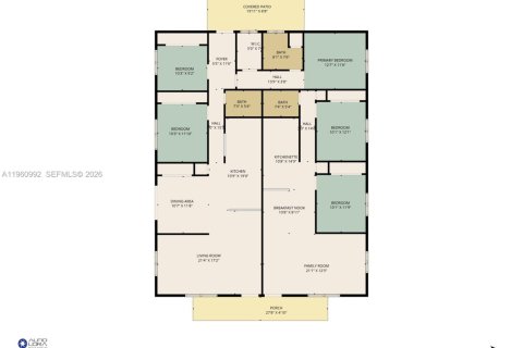 Villa ou maison à vendre à El Portal, Floride: 5 chambres, 224.82 m2 № 2021905 - photo 9