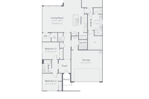 House floor plan «House», 3 bedrooms in Isle of Bayview