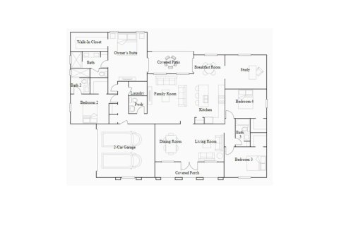 House floor plan «246SQM», 4 bedrooms in SEDONA ESTATES