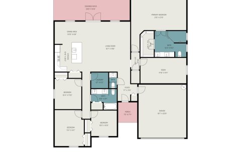 Casa en venta en Palm Bay, Florida, 4 dormitorios, 201.69 m2 № 2081661 - foto 4