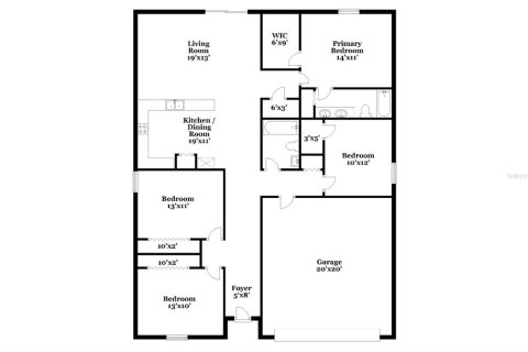 Villa ou maison à louer à Poinciana, Floride: 4 chambres, 131.36 m2 № 1588831 - photo 2