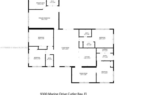 House in Cutler Bay, Florida 5 bedrooms, 204.2 sq.m. № 1711718 - photo 22