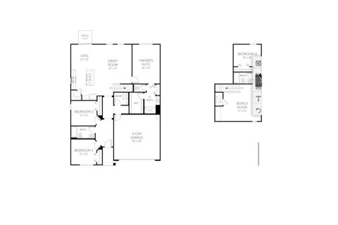 House floor plan «House», 4 bedrooms in Dunns Crossing