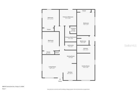 Casa en venta en Tampa, Florida, 4 dormitorios, 168.9 m2 № 1918301 - foto 25