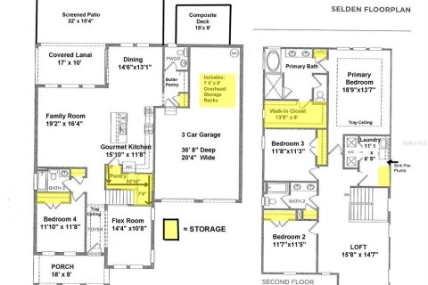 Villa ou maison à vendre à Winter Garden, Floride: 4 chambres, 275.18 m2 № 2389109 - photo 17