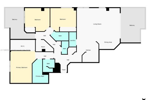 Condo in Bay Harbor Islands, Florida, 3 bedrooms  № 1890758 - photo 26