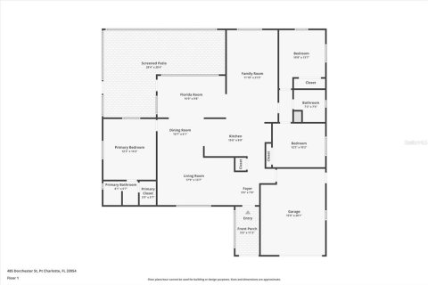 Casa en venta en Port Charlotte, Florida, 3 dormitorios, 148.18 m2 № 1685165 - foto 4