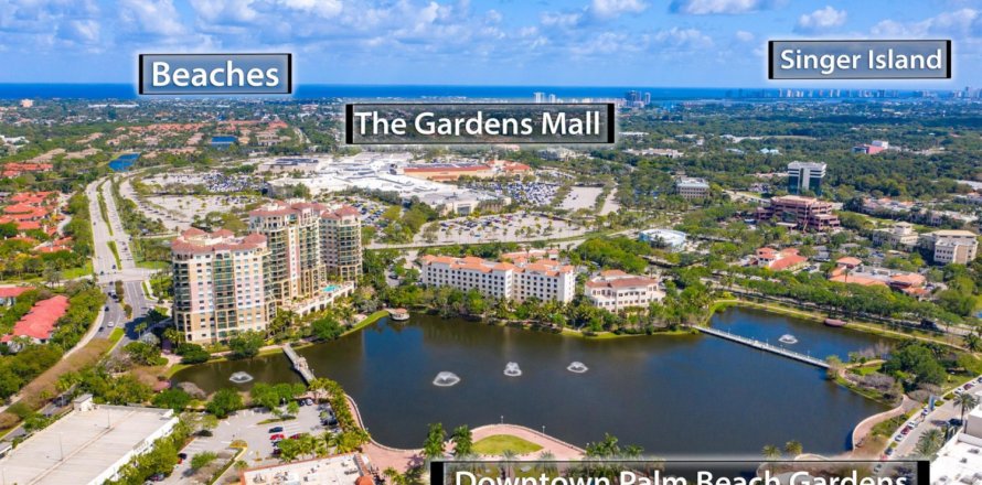 Condo in Palm Beach Gardens, Florida, 2 bedrooms  № 1224676