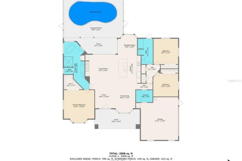 House in Beverly Hills, Florida 3 bedrooms, 193.42 sq.m. № 1880725 - photo 2