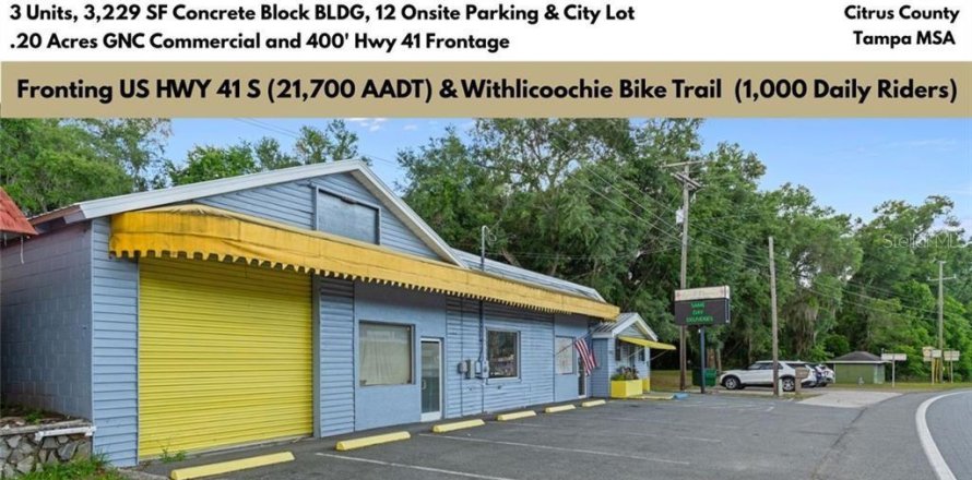 Propiedad comercial en Floral City, Florida 258.18 m2 № 2102048
