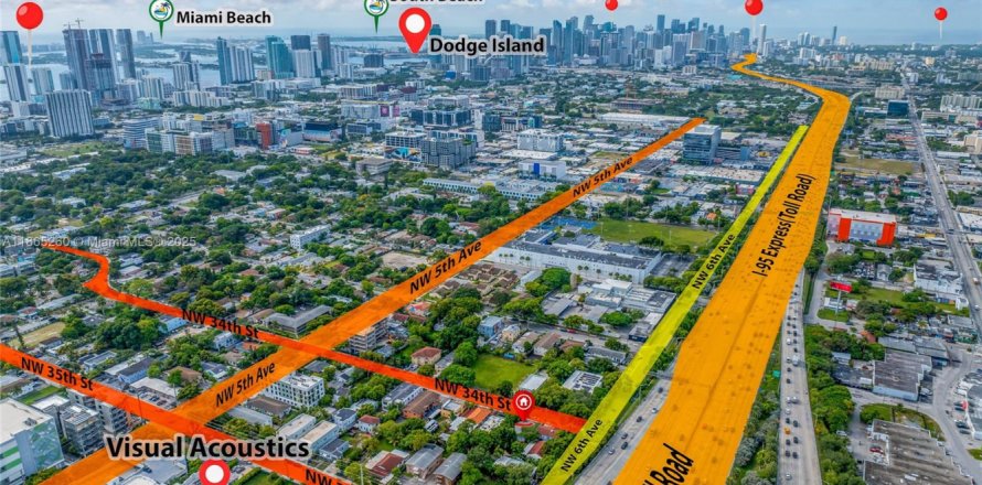 Коммерческая недвижимость в Майами, Флорида № 1958505