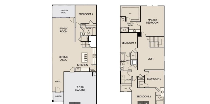 Дом в Clinton Corner by Starlight Homes в Дейд-Сити, Флорида 5 комнат, 258м2 № 414921