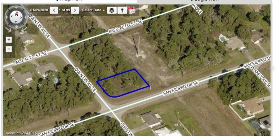 Land in Palm Bay, Florida № 2160172