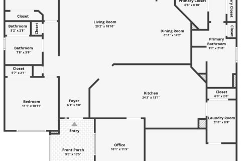 House in Leesburg, Florida 3 bedrooms, 192.31 sq.m. № 1632427 - photo 6