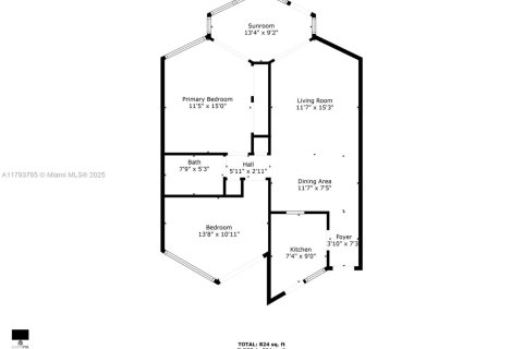 Купить кондоминиум в Майами, Флорида 2 спальни, 79.9м2, № 2028621 - фото 22