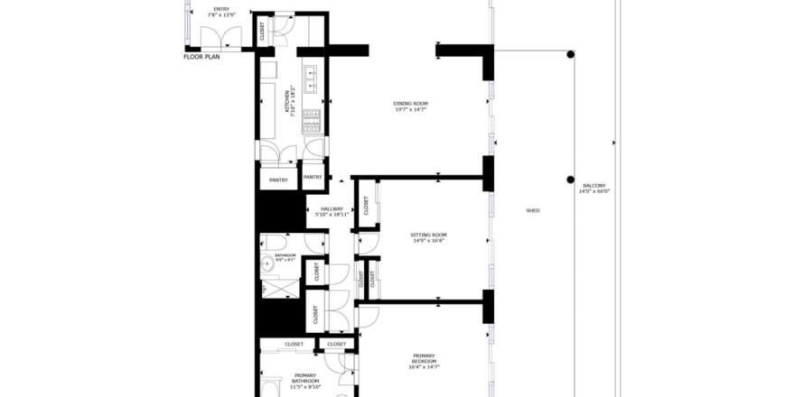 Condo in Palm Beach, Florida, 2 bedrooms № 1093273