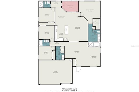 House in Riverview, Florida 4 bedrooms, 224.17 sq.m. № 1812767 - photo 25