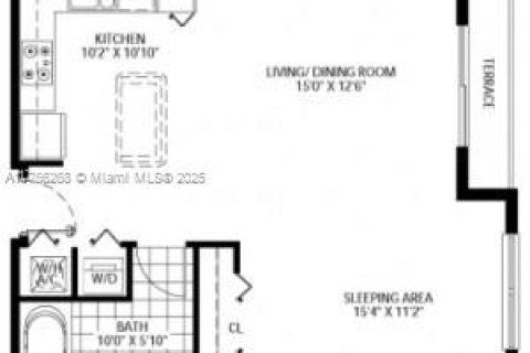 Condo in Miami, Florida, 1 bedroom  № 1860372 - photo 8